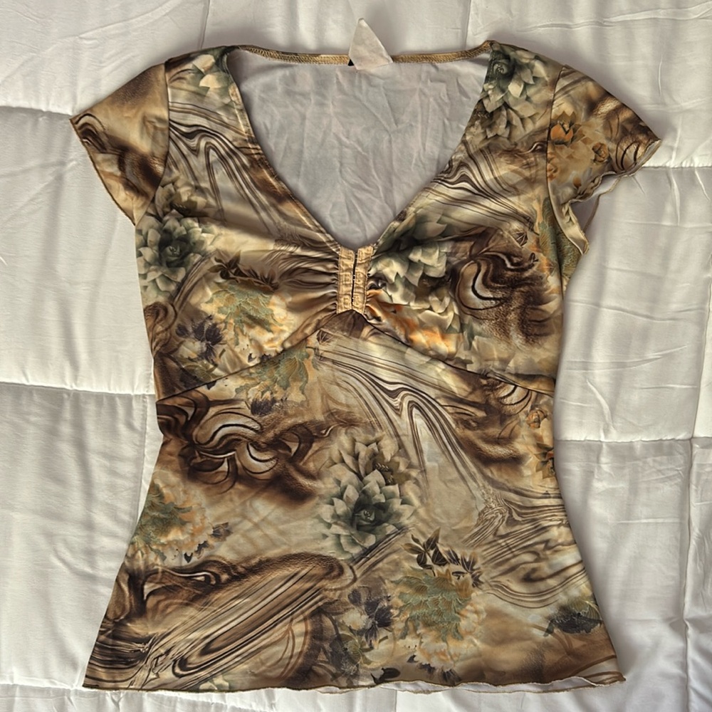 Women’s Wrapper Brand Y2K Style Blouse - Size S/M